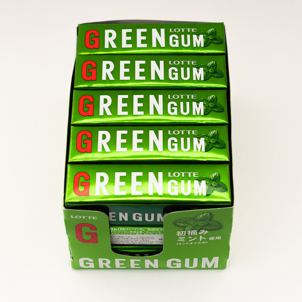 Жевательная резинка «LOTTE» со вкусом
ЗЕЛЁНОЙ МЯТЫ, блок
15 упаковок по 9 пластин Жевательная резинка «LOTTE» со вкусом
ЗЕЛЁНОЙ МЯТЫ, блок
15 упаковок по 9 пластин